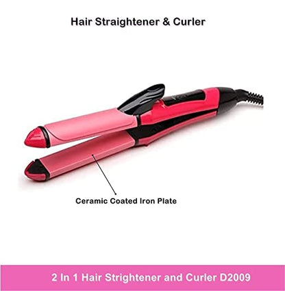 Nova Combo Of Hair Dryer And 2 in 1 Curler And Straightener