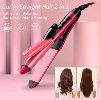 Nova Combo Of Hair Dryer And 2 in 1 Curler And Straightener